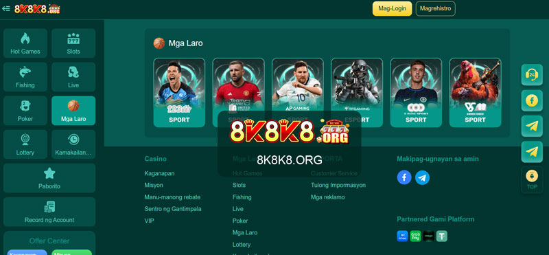 Deposit and Withdrawals on 8k8 Casino